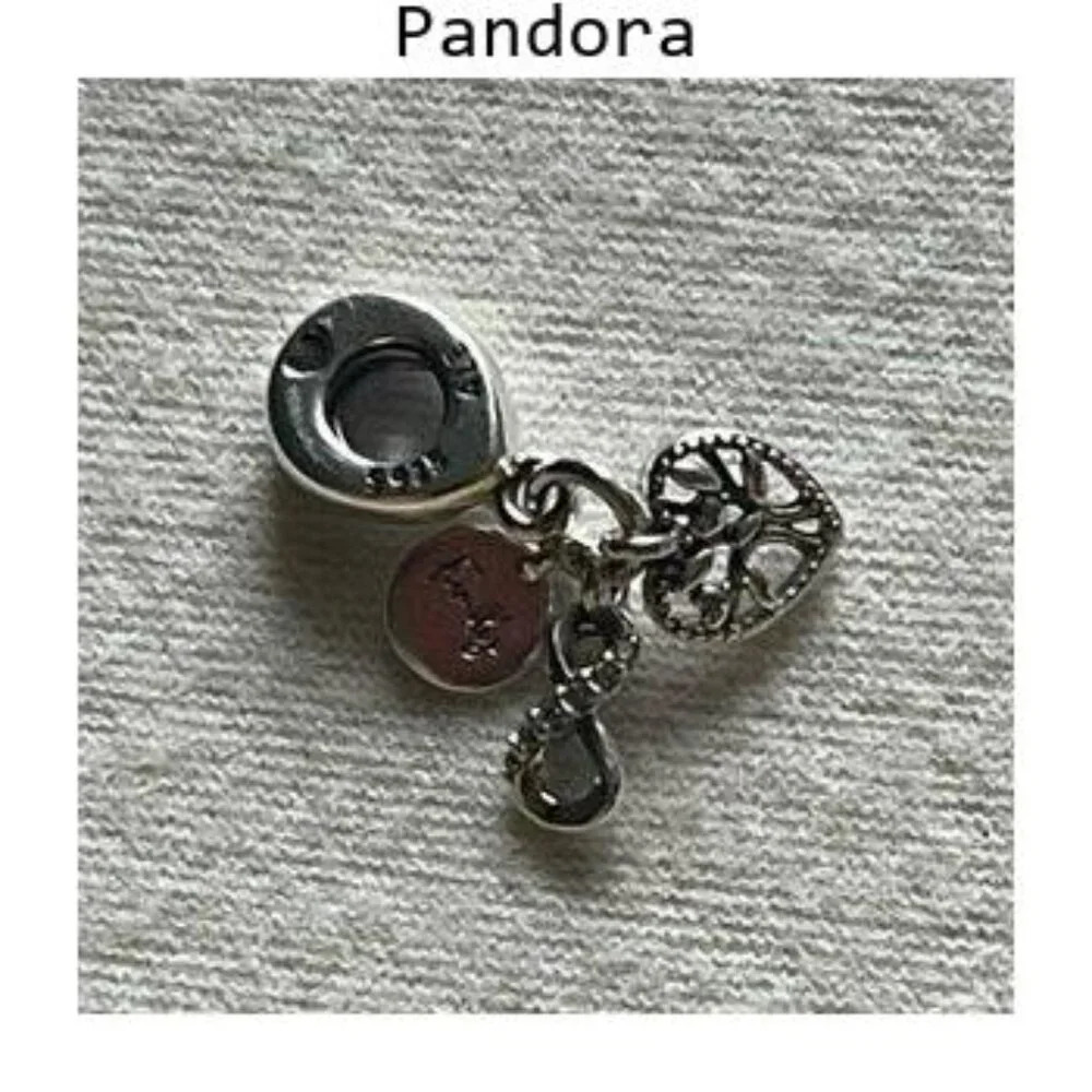 Authentic Pandora Family Infinity Triple Dangle Charm